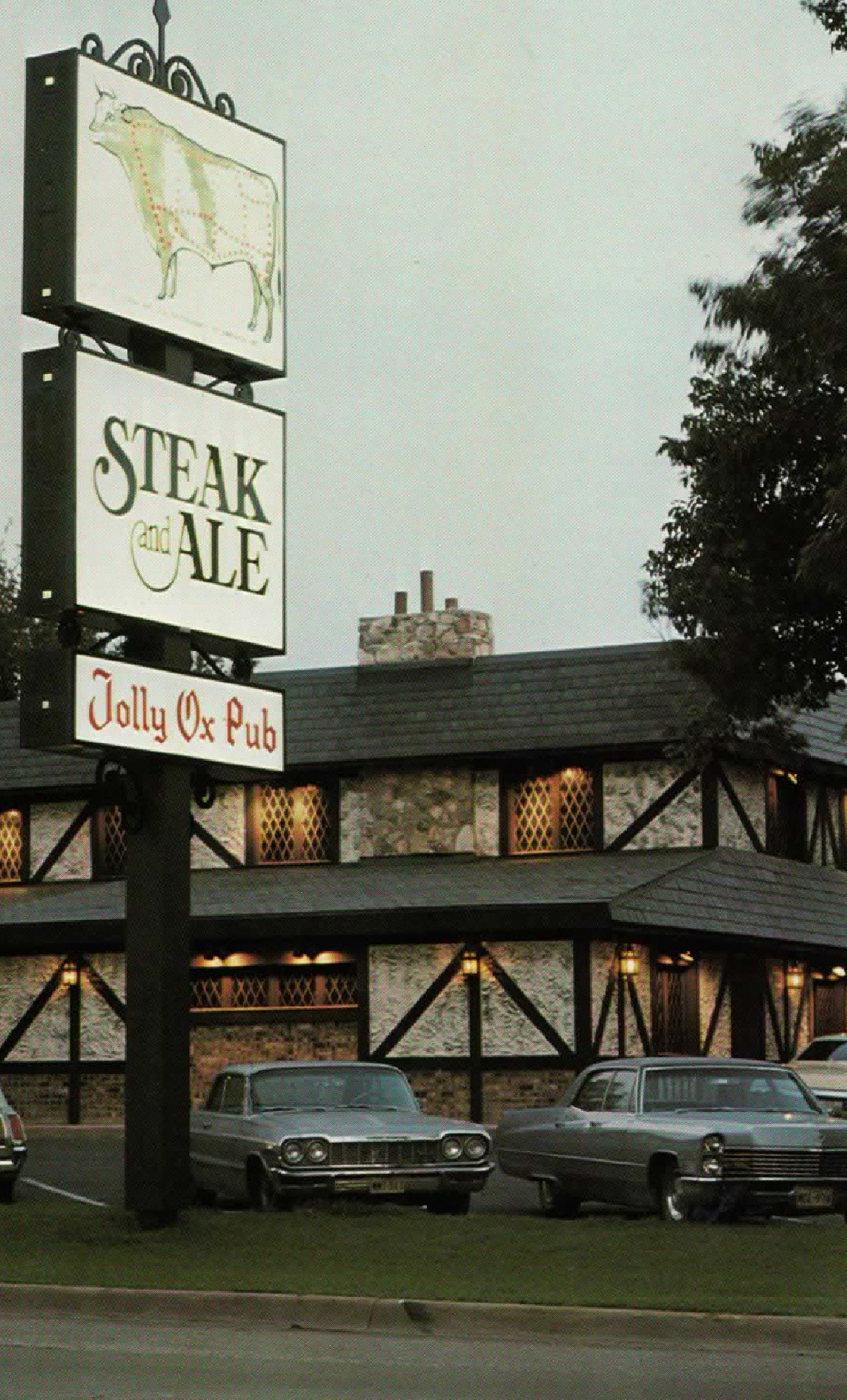 Steak and Ale restaurant & sign