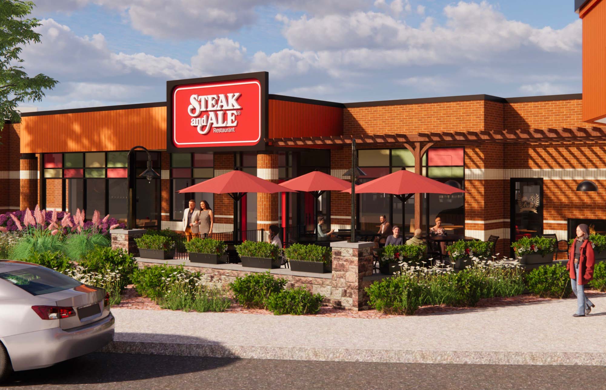 Steak and Ale | Exterior Rendering